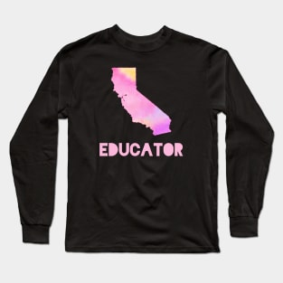 California Educator Long Sleeve T-Shirt